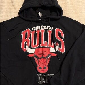 Chicago Bulls Black Hoodie Size M